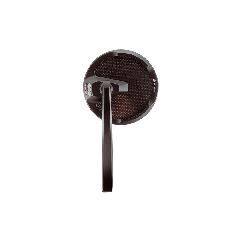 Coppia Specchi Rotondi In Alluminio-Carbonio (Bar-End Fix) per Yamaha, Bmw, Triumph, Ktm